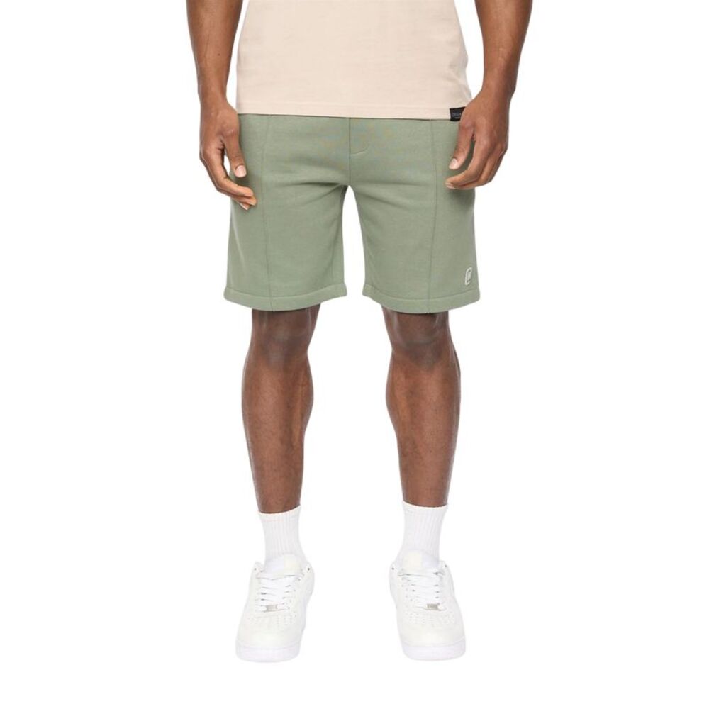 Crosshatch Mens Bardon Casual Shorts / Olive